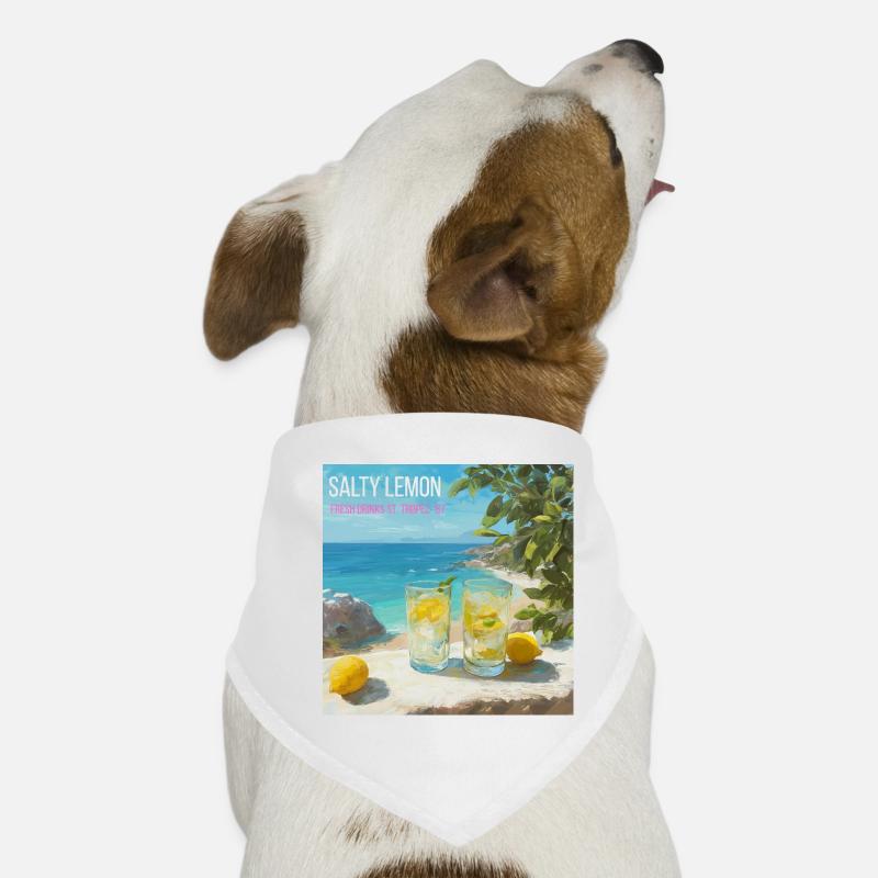 Salty Lemon Beach Magic 87 Dog Bandana