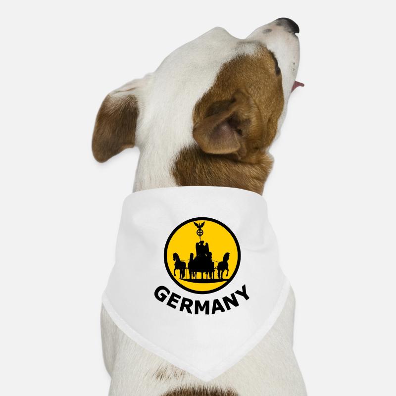 Silhouette du carrosse du Berlin Sun Bandana pour chien