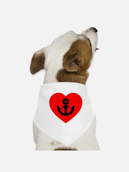 Sail - Dog Bandana - white - Front