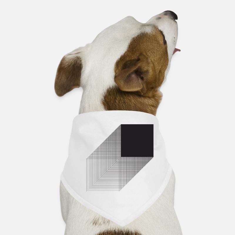 Bauhaus bold square design Dog Bandana