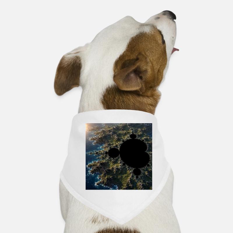 Meeresfraktal über der Küste Hunde-Bandana