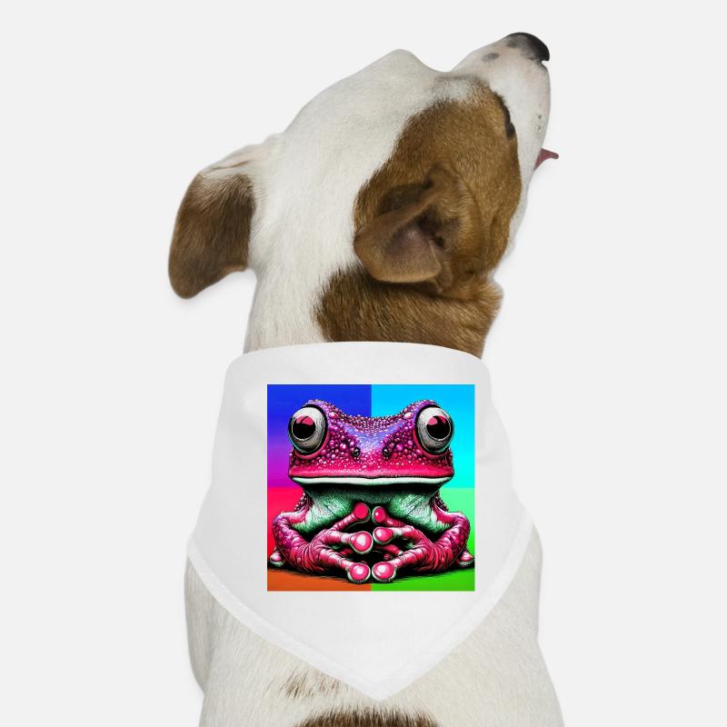 Frosch Hunde-Bandana
