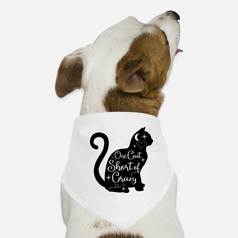One_Cat_Short_Of_Crazy Dog Bandana