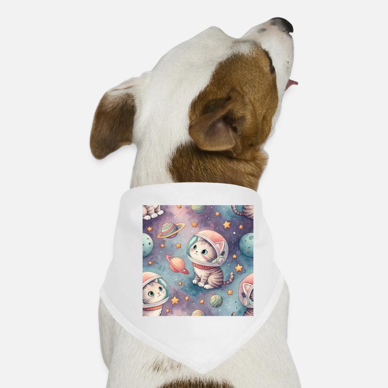 Kosmisches Kätzchen im Orbit Hunde-Bandana