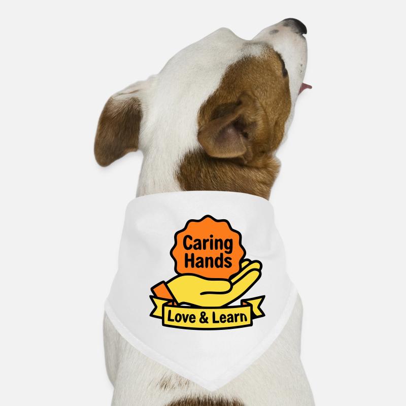 Logo des Mains Attentionnées du blason de Kita Bandana pour chien