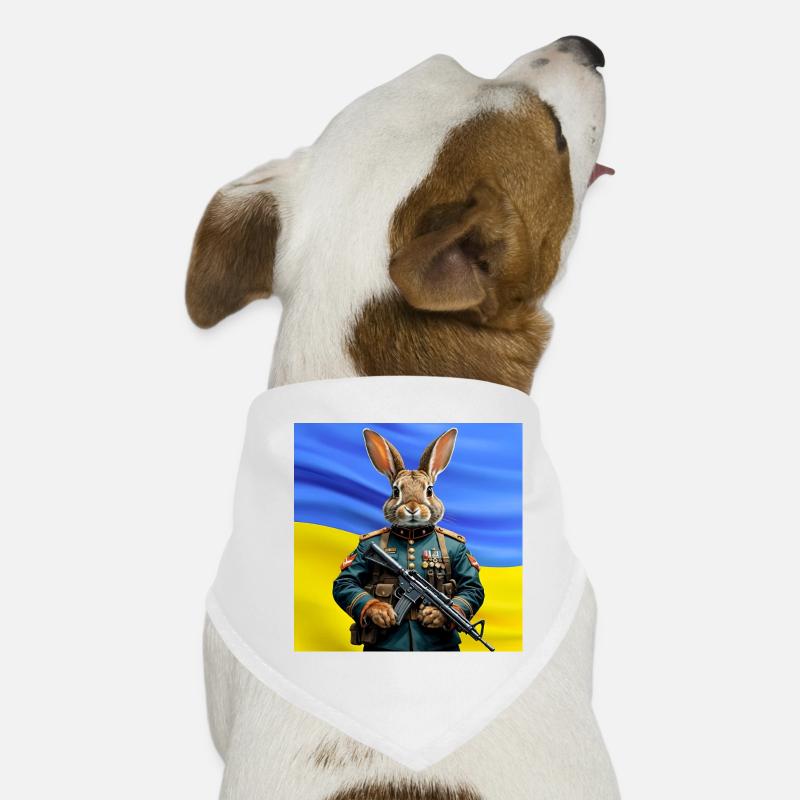 Guardian Rabbit: Held der Ukraine Hunde-Bandana