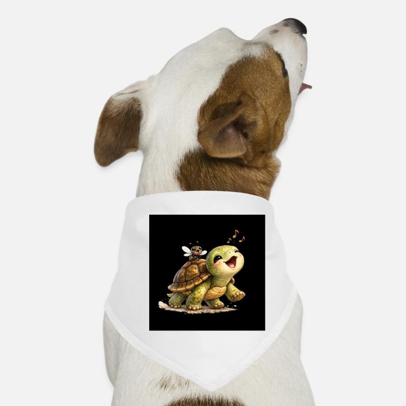 Turtle and the fly Dog Bandana