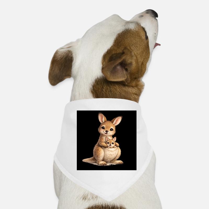 Mutter Känguru mit ihrem Baby Hunde-Bandana