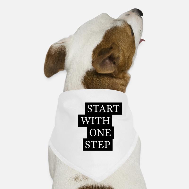 Commencez par une motivation en une seule étape Bandana pour chien