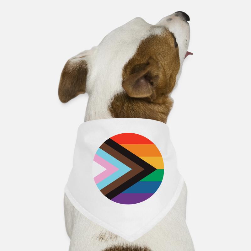 Inclusive Pride Flag Dog Bandana