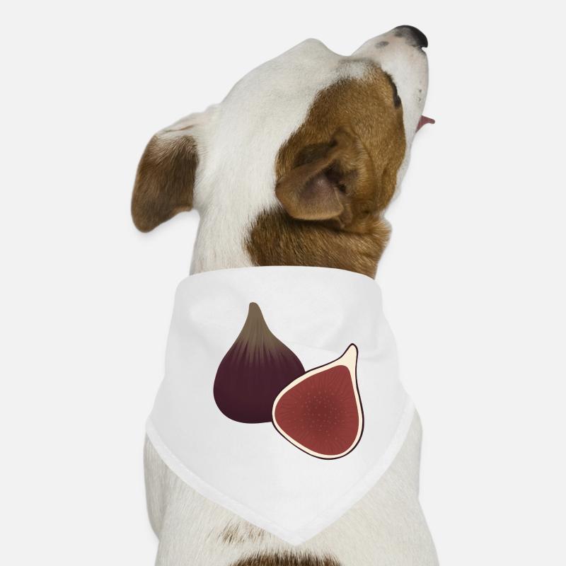 Fig Slice Botanical Print Dog Bandana
