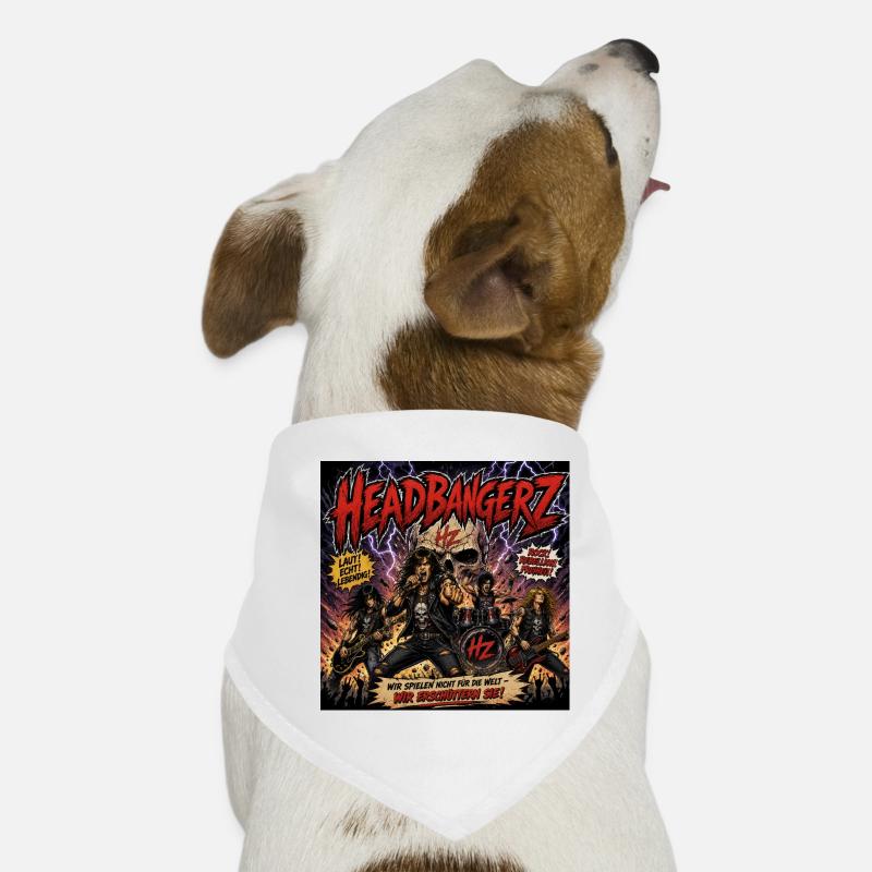 HeadbangerZ Thrash Rock Poster Hunde-Bandana