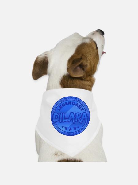 Daniel - Dog Bandana - white - Front