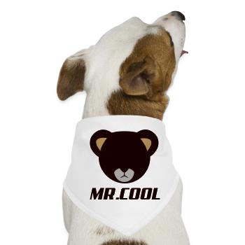 Bärenkopf Logo MR Lodol - Hunde-Bandana - Weiß - Vorne