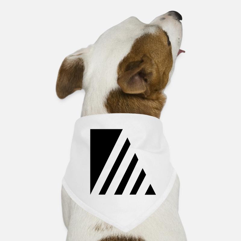 Stilvolle Striche Hunde-Bandana