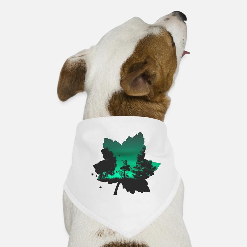 Waldelfe green Dog Bandana