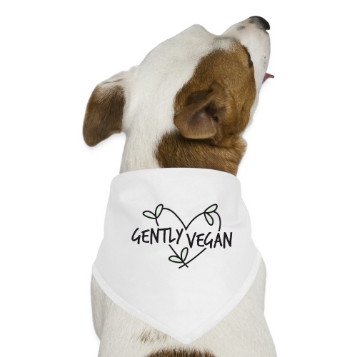 Gently Vegan Logo RGB 01 - Bandana pour chien