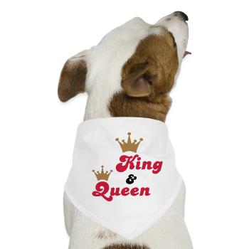 hochzeit - Hunde-Bandana - Weiß - Vorne