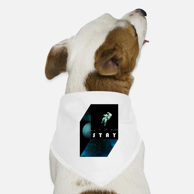 séjour / code morse Bandana pour chien