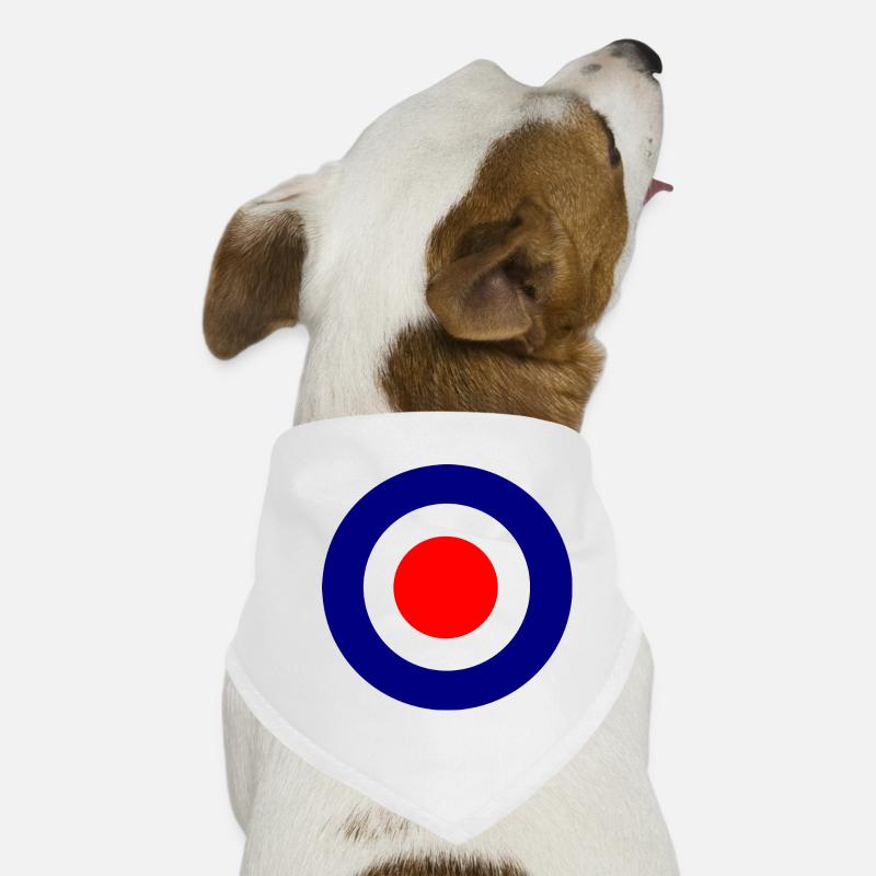 Mod Target Bullseye Dog Bandana
