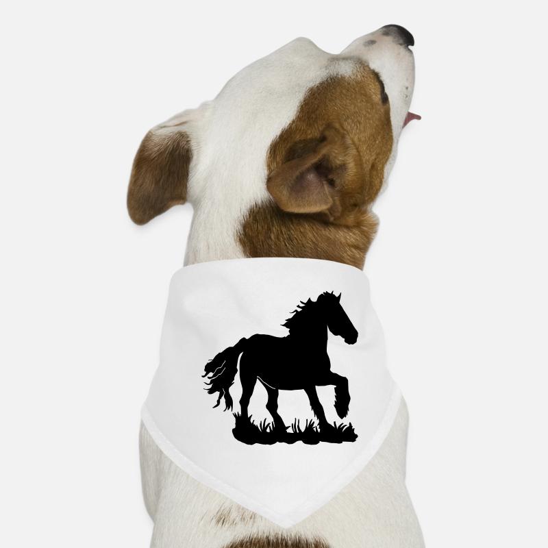 Friese im Galopp Hunde-Bandana
