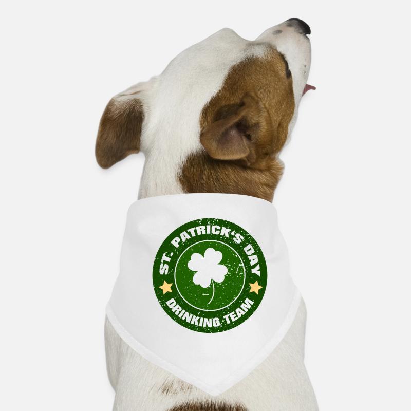 St. Patrick's Day Drinking Team - Funny Spruch Hunde-Bandana