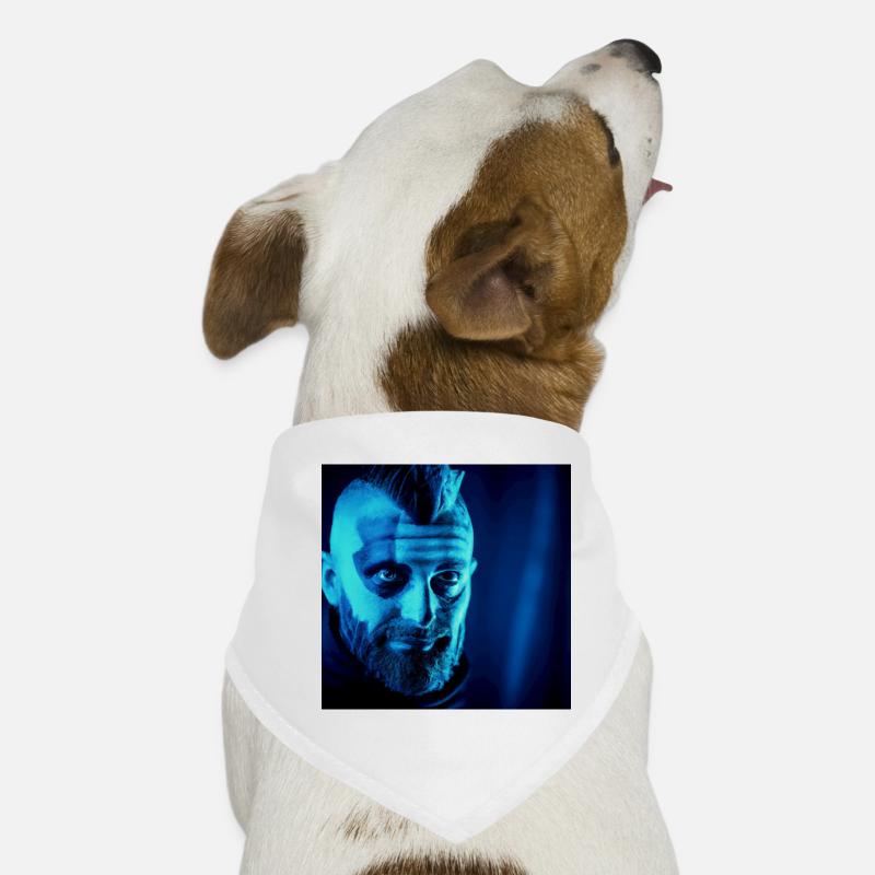 Horror creativo y eficiente - Pañuelo bandana para perro - blanco