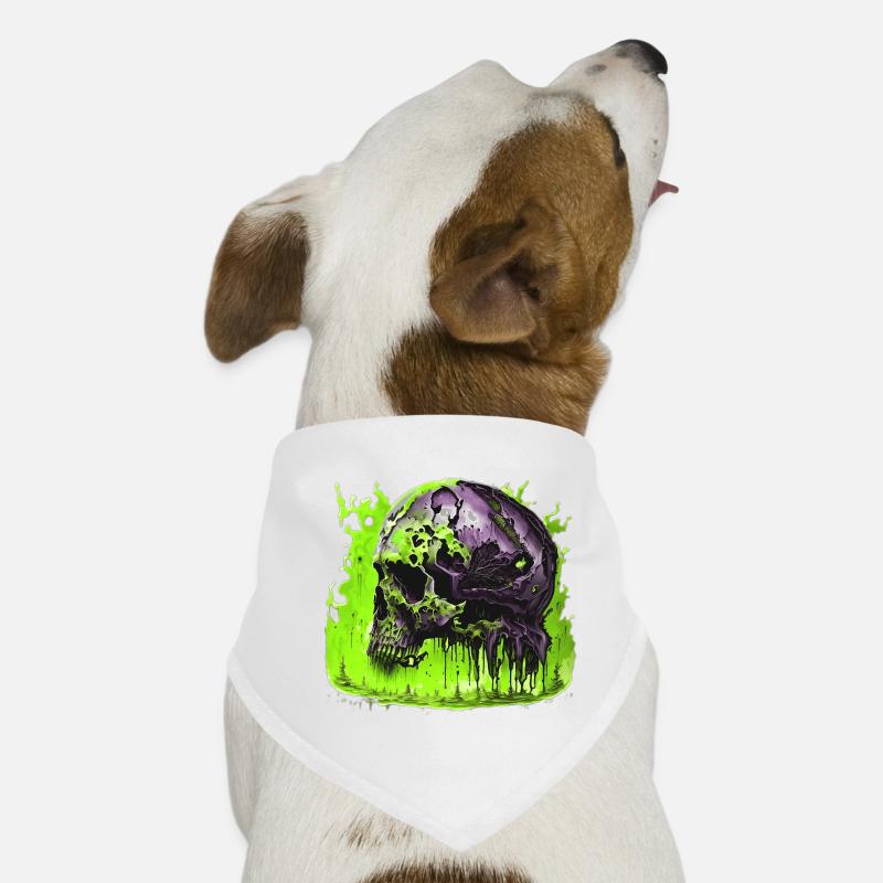 Crâne effrayant Helloween Bandana pour chien