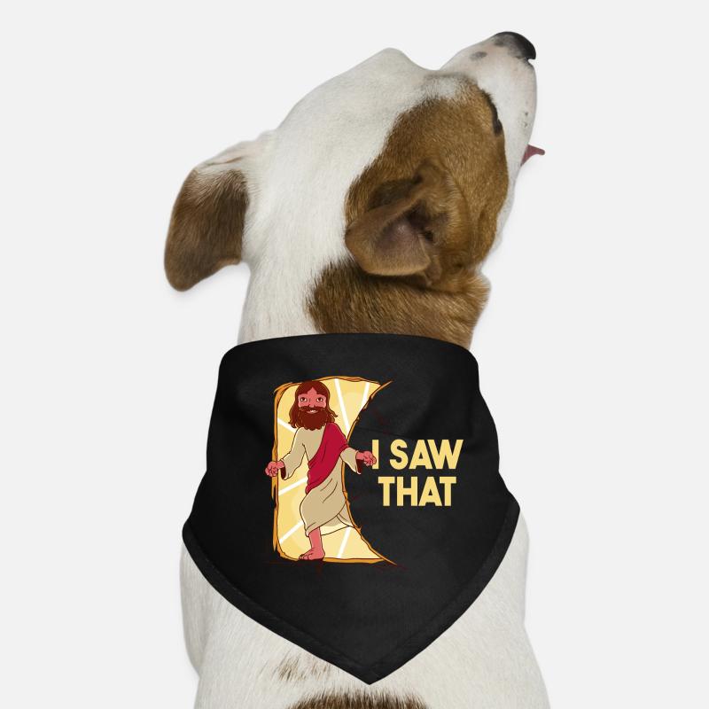 Jésus Meme J’ai vu ce sarcasme Bandana pour chien