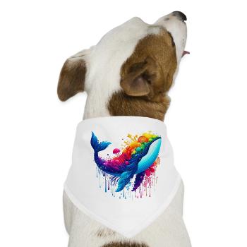 Wal - Hunde-Bandana - Weiß - Vorne