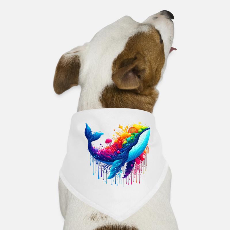 Baleine Bandana pour chien