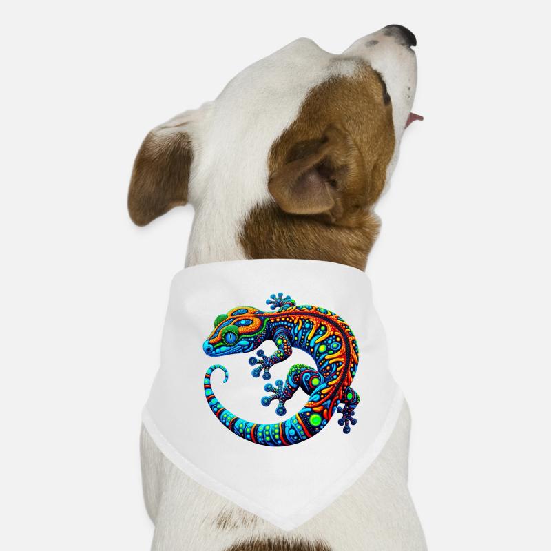 Gecko Hunde-Bandana