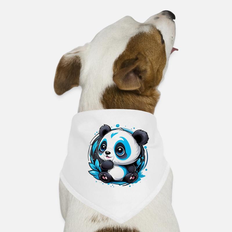 Panda Ours Petit et Mignon Bandana pour chien