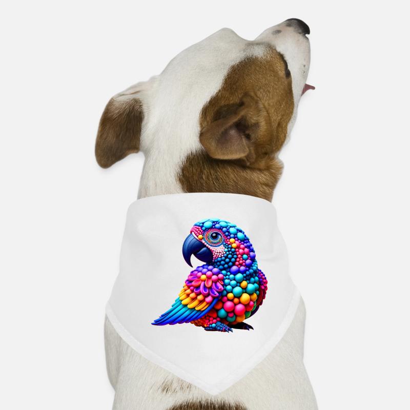 Oiseau Pop Art (01) Bandana pour chien