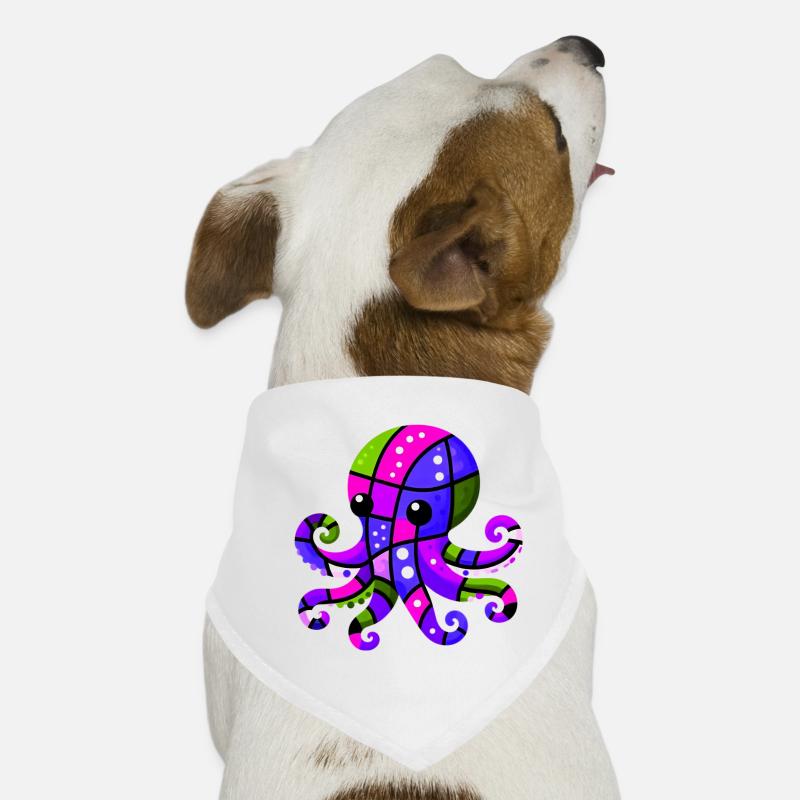 Krake Hunde-Bandana