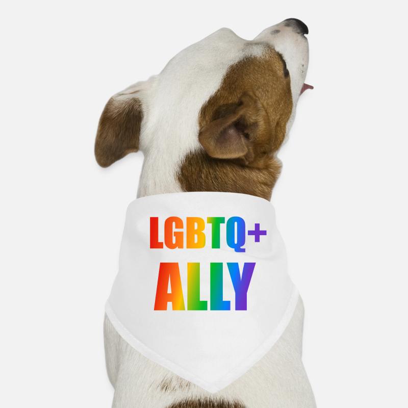LGBTQ Ally Dog Bandana