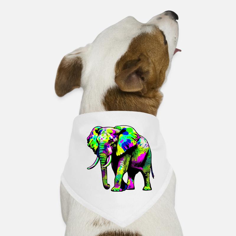 Elefant Hunde-Bandana