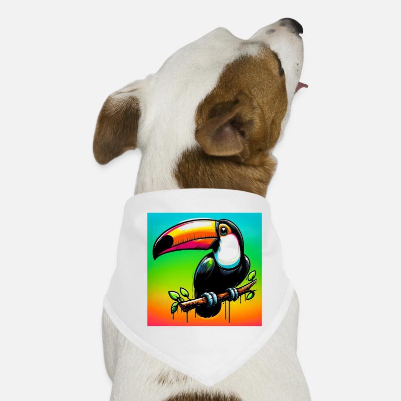 toucan Bandana pour chien