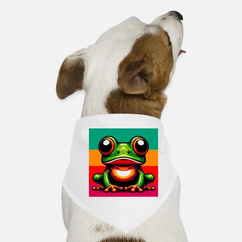 Frosch Hunde-Bandana