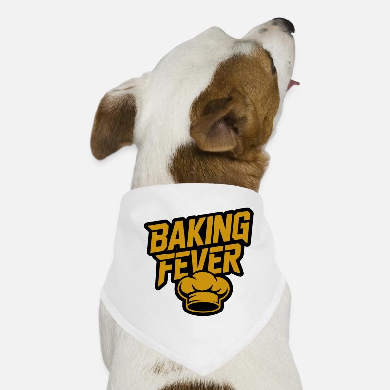 Baking Fever: Chef Hat Graphic Dog Bandana