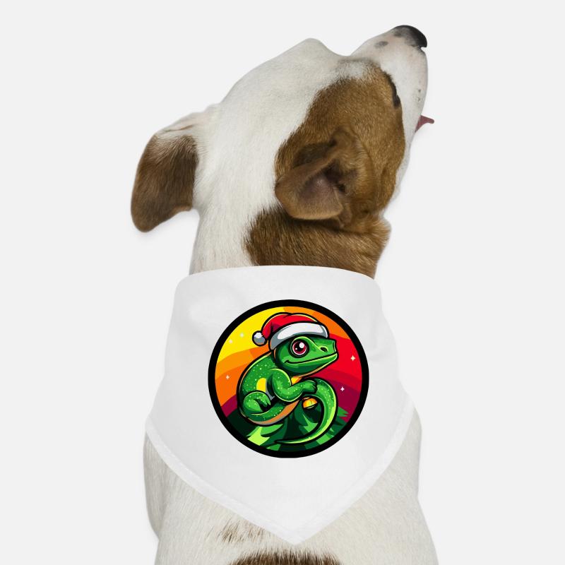 Noël du Père Noël Grenouille Bandana pour chien