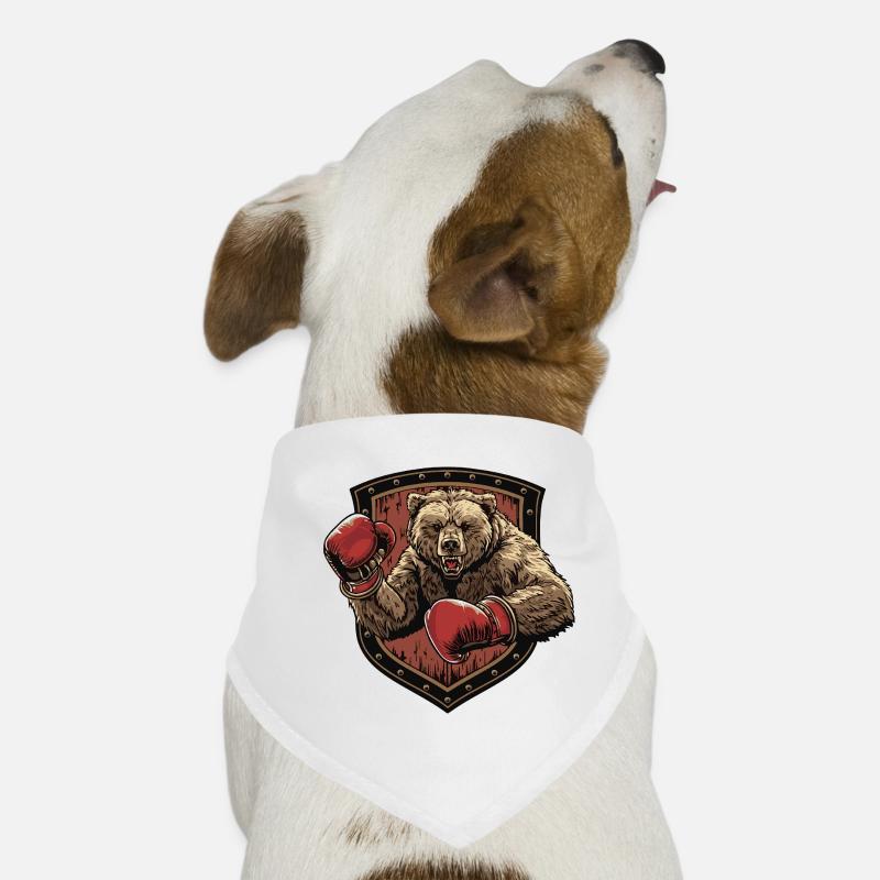 Grizzly Bear Boxer MMA Bandana pour chien