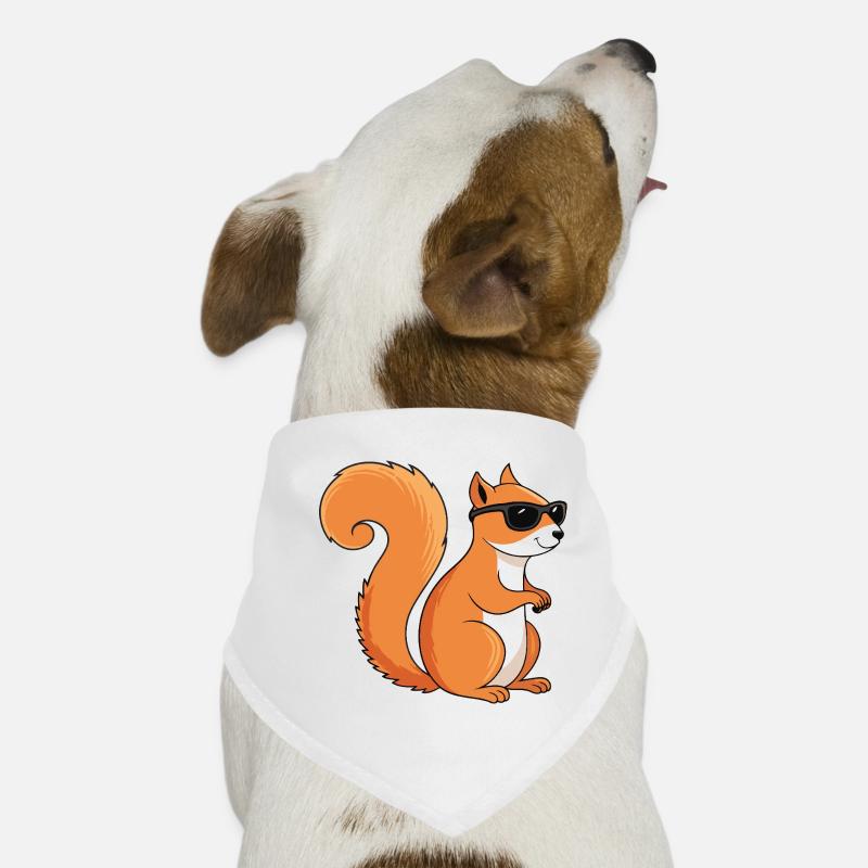 Écureuil chic lunettes de soleil Bandana pour chien