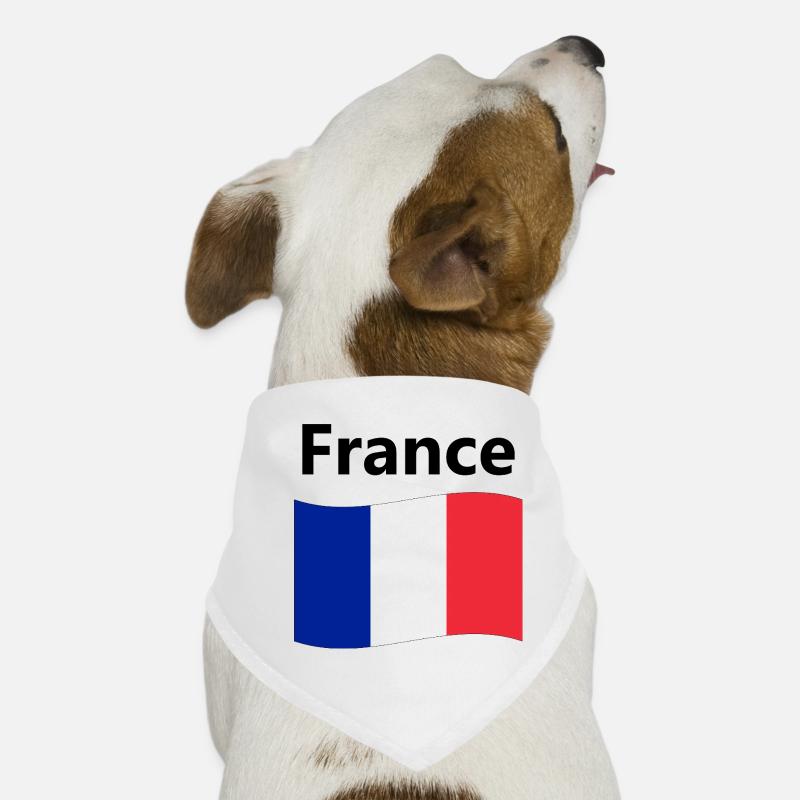 Drapeau Français Bandana pour chien