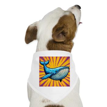 Wal - Hunde-Bandana - Weiß - Vorne
