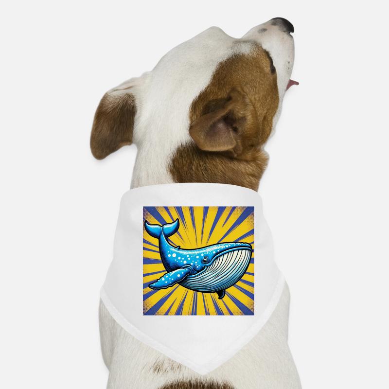 baleine Bandana pour chien