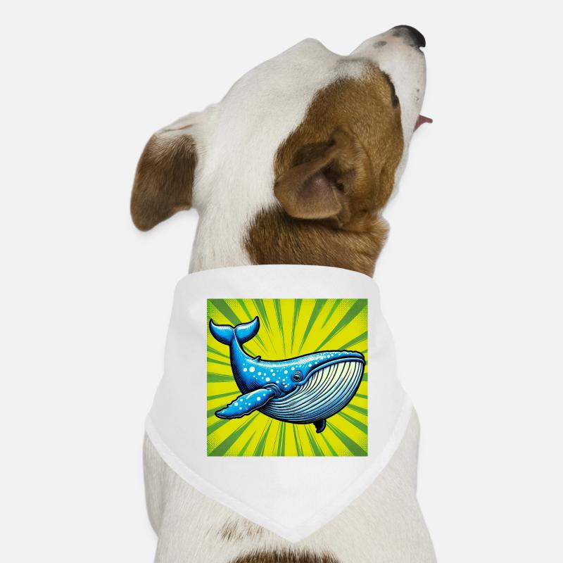 baleine Bandana pour chien