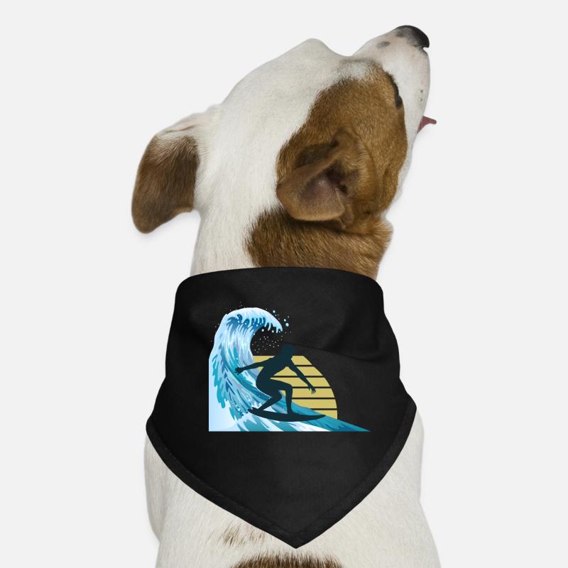 Surf surfeur surf Bandana pour chien