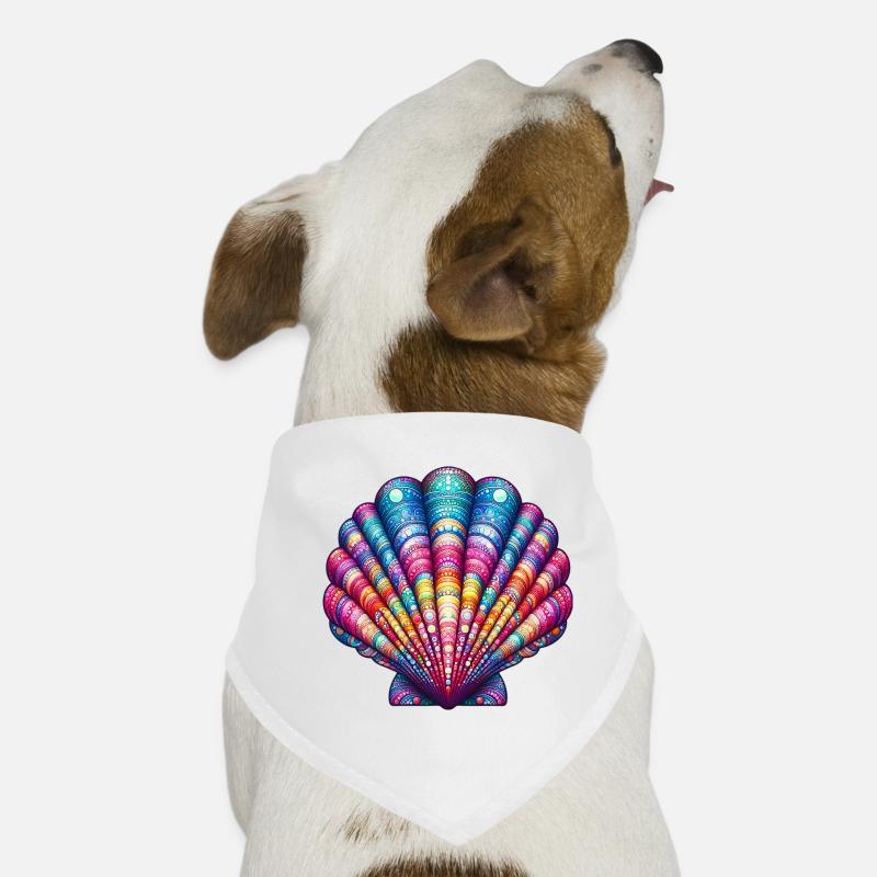 Scallop Shell Dog Bandana