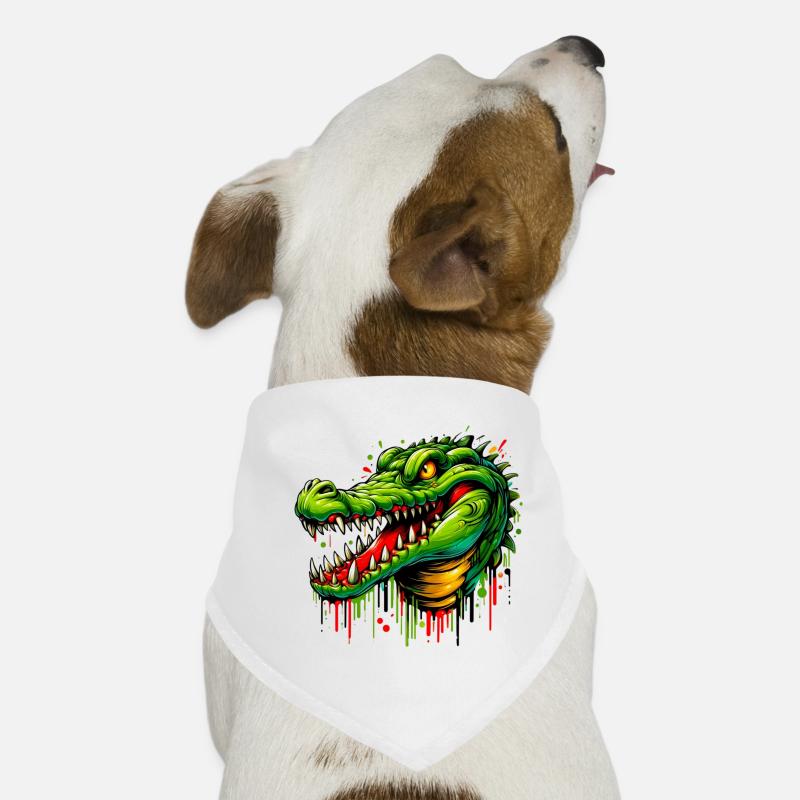 Alligator Crocodile Bandana pour chien